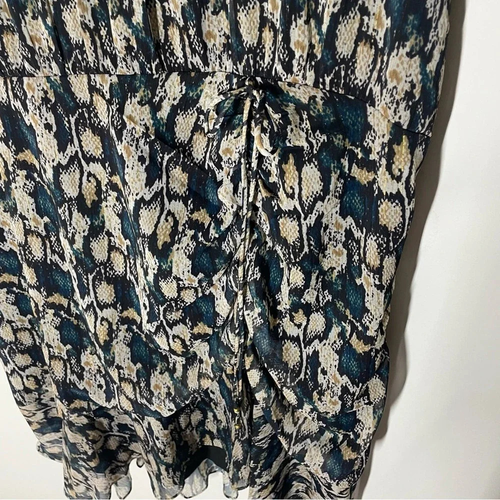 Sam Edelman Python Snake Print High Neck Dress Si… - image 7